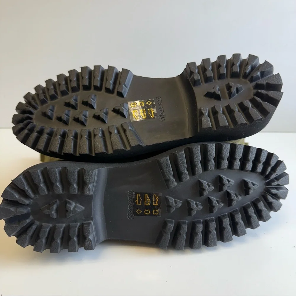 Madewell The Rayna Lace-Up Lug Sole Boot Suede Size 8 Cargo Green - Picture 3 of 7